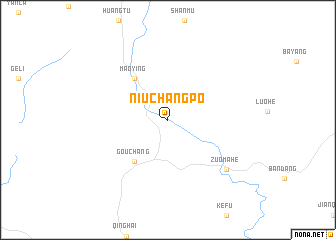 map of Niuchangpo