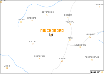 map of Niuchangpo