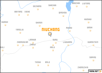map of Niuchang