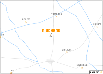 map of Niucheng