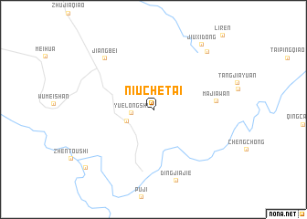 map of Niuchetai