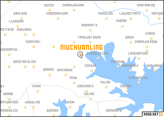 map of Niuchuanling