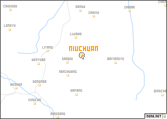 map of Niuchuan