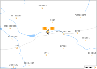 map of Niudian