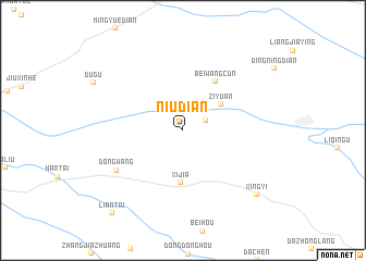 map of Niudian