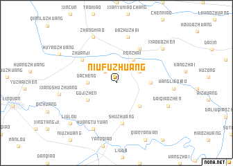 map of Niufuzhuang