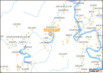 map of Niug Sur