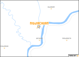 map of Niujiachuan