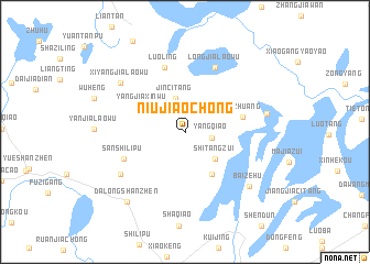 map of Niujiaochong