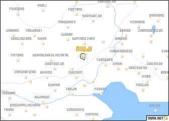 map of Niuji