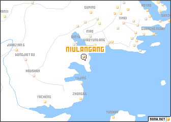 map of Niulangang