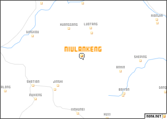 map of Niulankeng