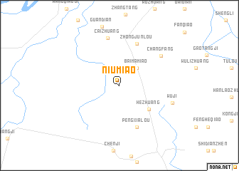 map of Niumiao