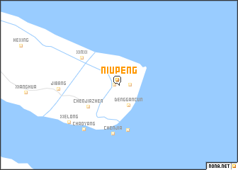 map of Niupeng