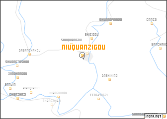 map of Niuquanzigou