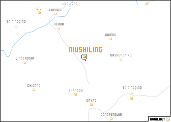 map of Niushiling