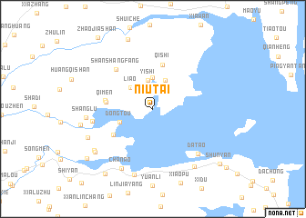 map of Niutai