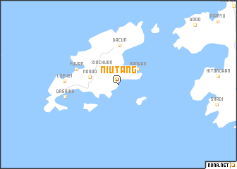 map of Niutang