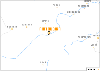 map of Niutoudian