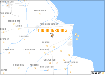 map of Niuwangkuang