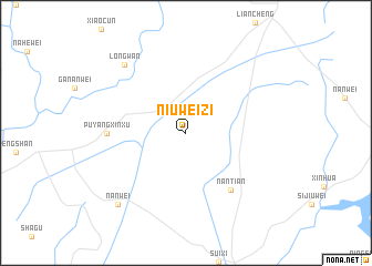 map of Niuweizi