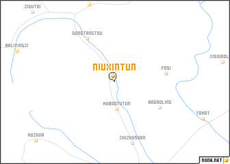 map of Niuxintun