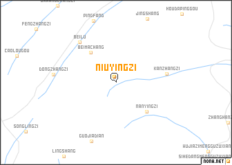 map of Niuyingzi