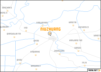 map of Niuzhuang
