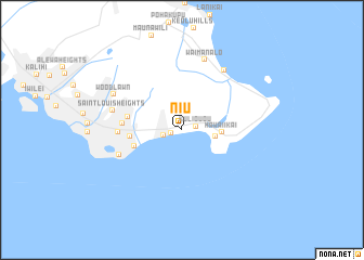 map of Niu