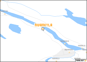 map of Nivankylä
