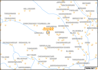 map of Nīvār