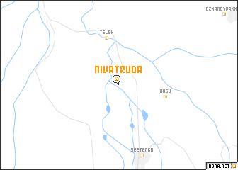 map of Niva-Truda