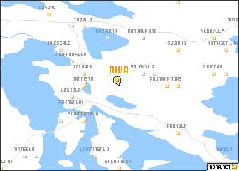 map of Niva