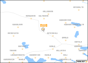 map of Niva