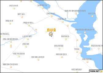 map of Niva