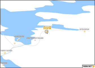 map of Niva