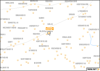 map of Niva