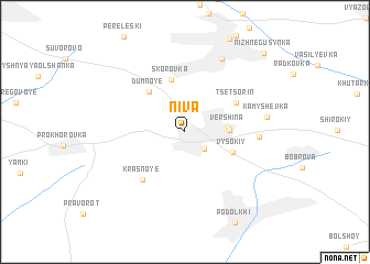 map of Niva