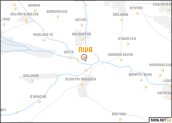 map of Niva