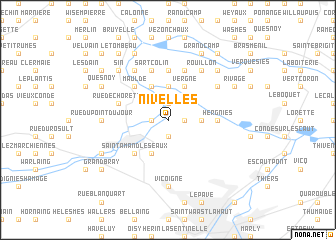 map of Nivelles