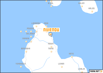 map of Nivénou