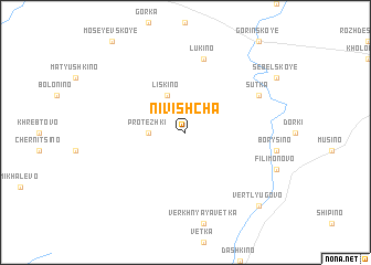 map of Nivishcha