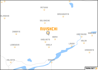 map of Nivishchi