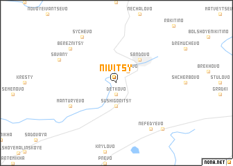 map of Nivitsy