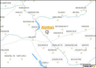 map of Nivniki