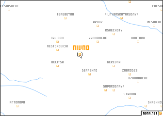 map of Nivno