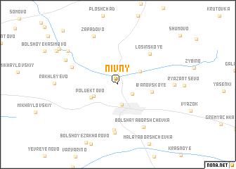 map of Nivny