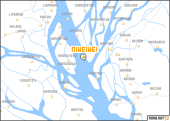 map of Niweiwei