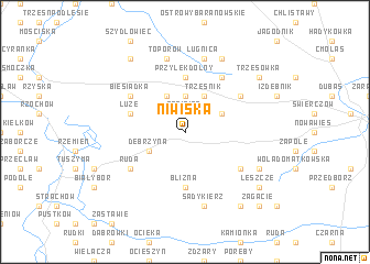 map of Niwiska