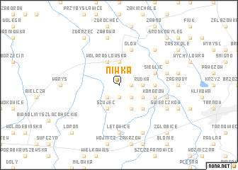 map of Niwka